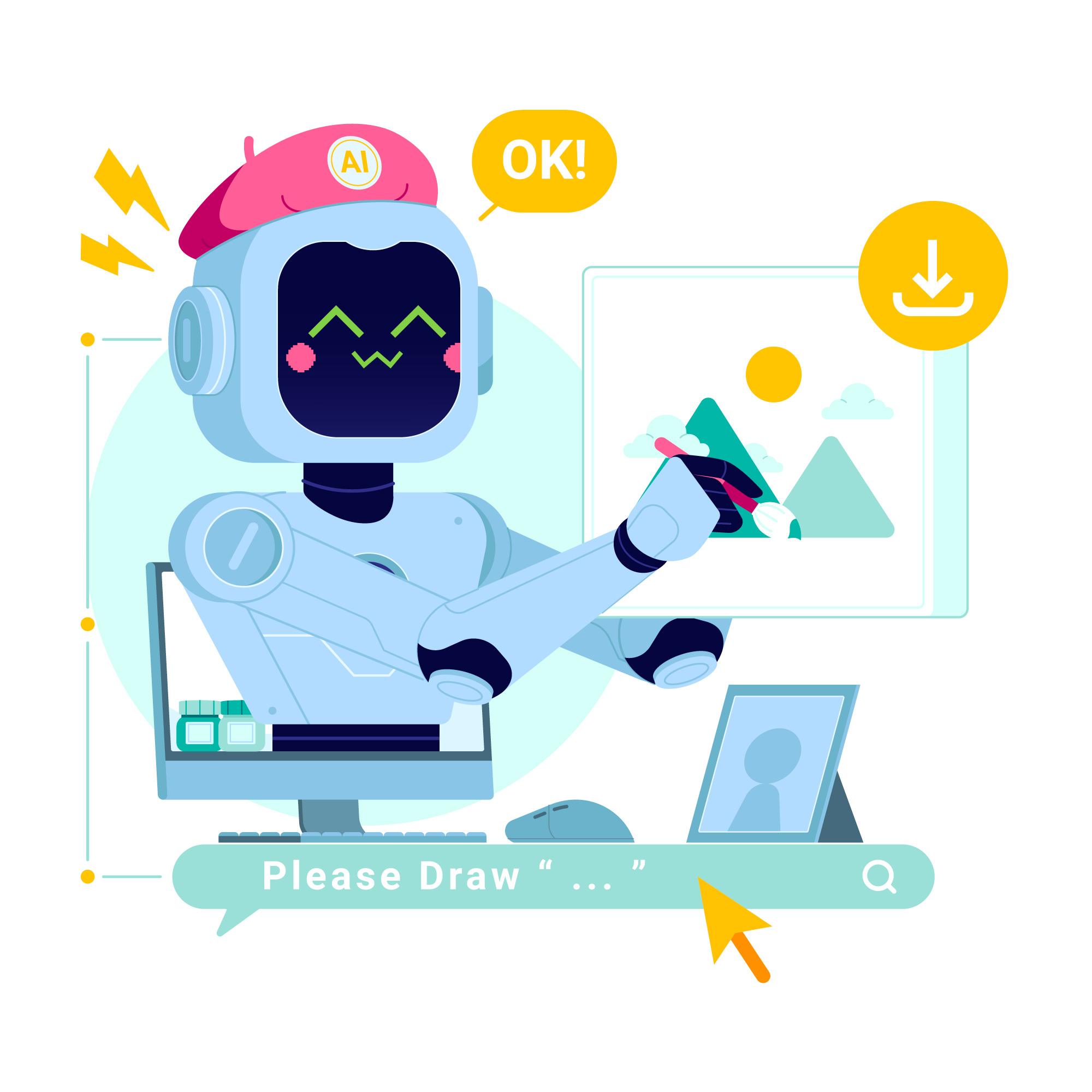 イラストイメージ_AI